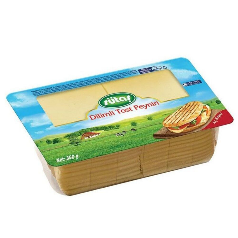 Sütaş Tost Kaşar Peynir Dilimli 350g