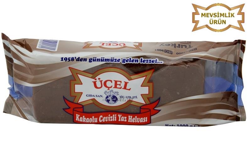 Üçel Yaz Helvası Kakaolu Cevizli 1Kg