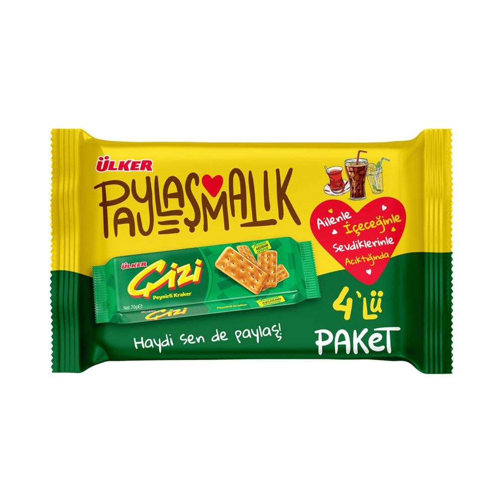 Ülker Çizi Peynirli 4'Lü 280g