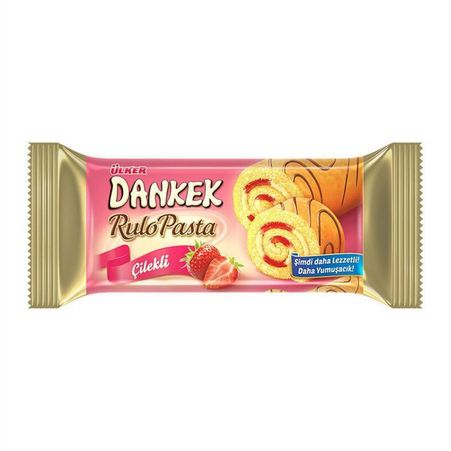 Ülker Dankek Rulo Pasta Çilekli 245g