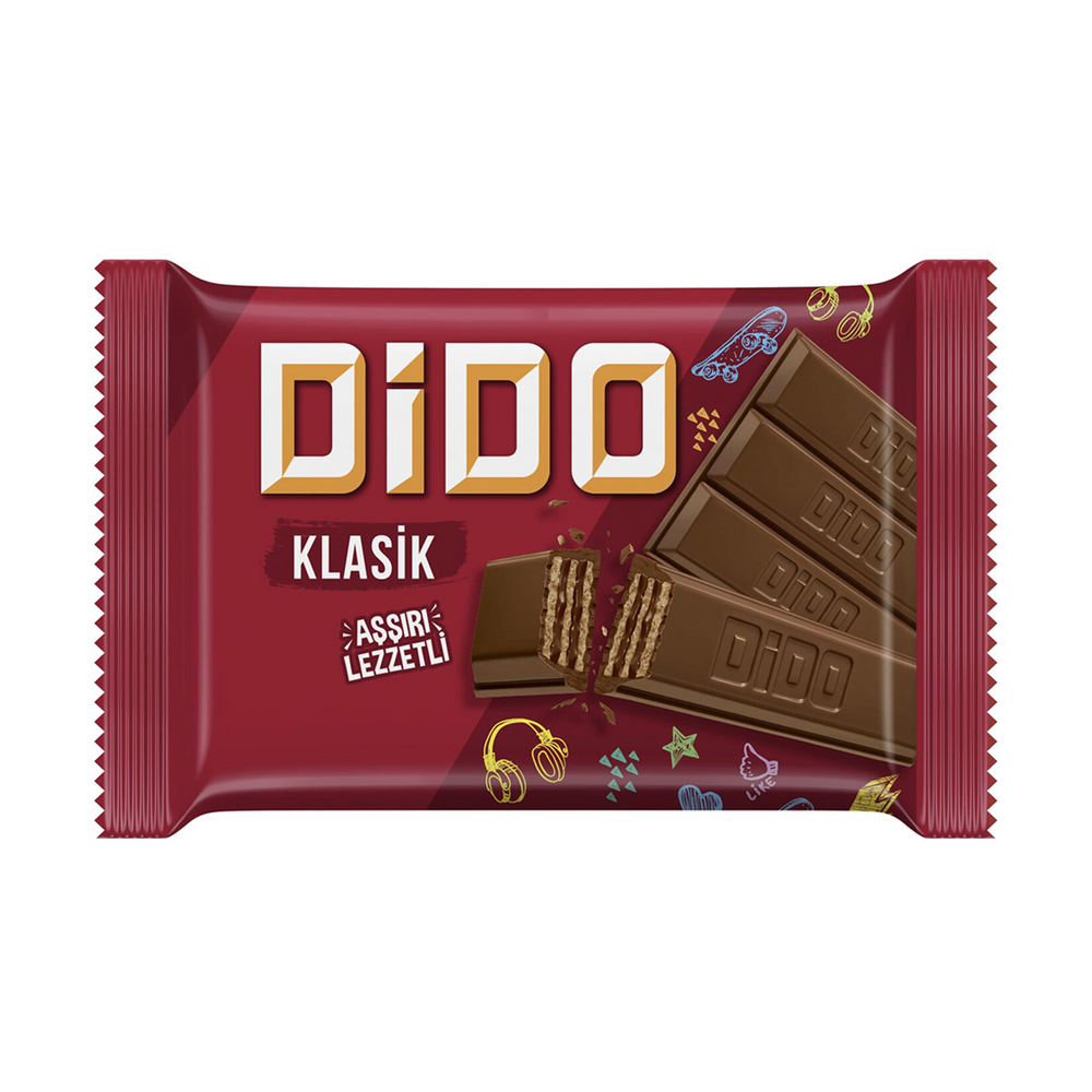 Ülker Dido Kare Çikolata Gofret 55,5g
