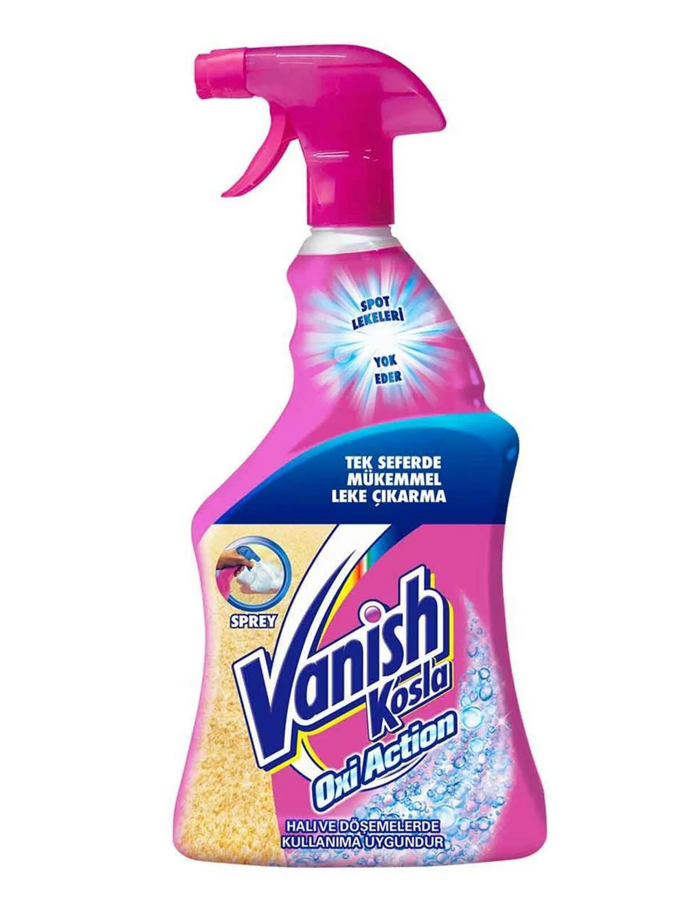 Vanish Kosla Zorlu Lekeler Için Leke Çıkarıcı Pratik Sprey Halı Ve Döşeme 500 Ml