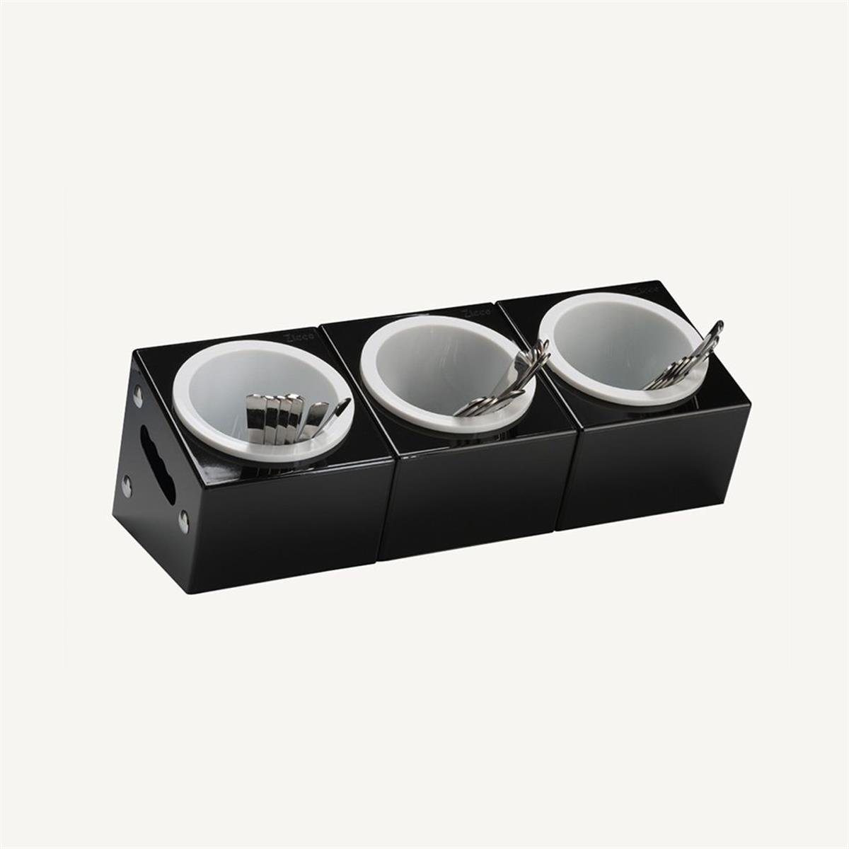 Zicco 3 Gözlü Polikarbonat Çatal Kaşık StandıPolycarbonatZicco3 Gözlü Polikarbonat Çatal Kaşık Standı