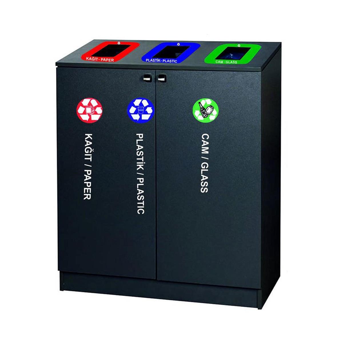 Arı Metal | 3'lü Geri Dönüşüm KutusuGeri DönüşümArı Metal3'lü Geri Dönüşüm Kutusu