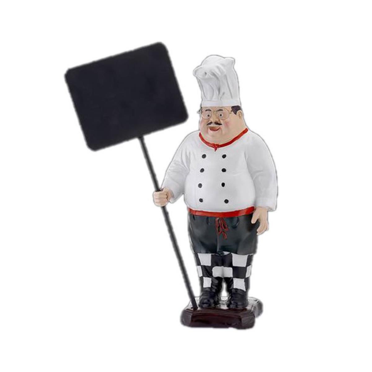 Biradlı Dekoratif Aşçı Figürü3 Boyutlu Manken ve MenülerBiradlıDekoratif Aşçı Figürü