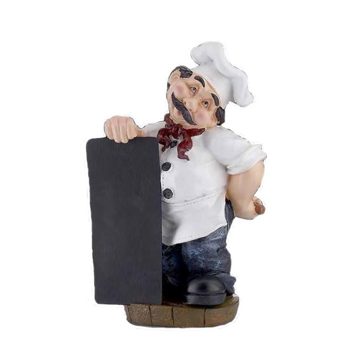 Biradlı Dekoratif Aşçı Figürü3 Boyutlu Manken ve MenülerBiradlıDekoratif Aşçı Figürü