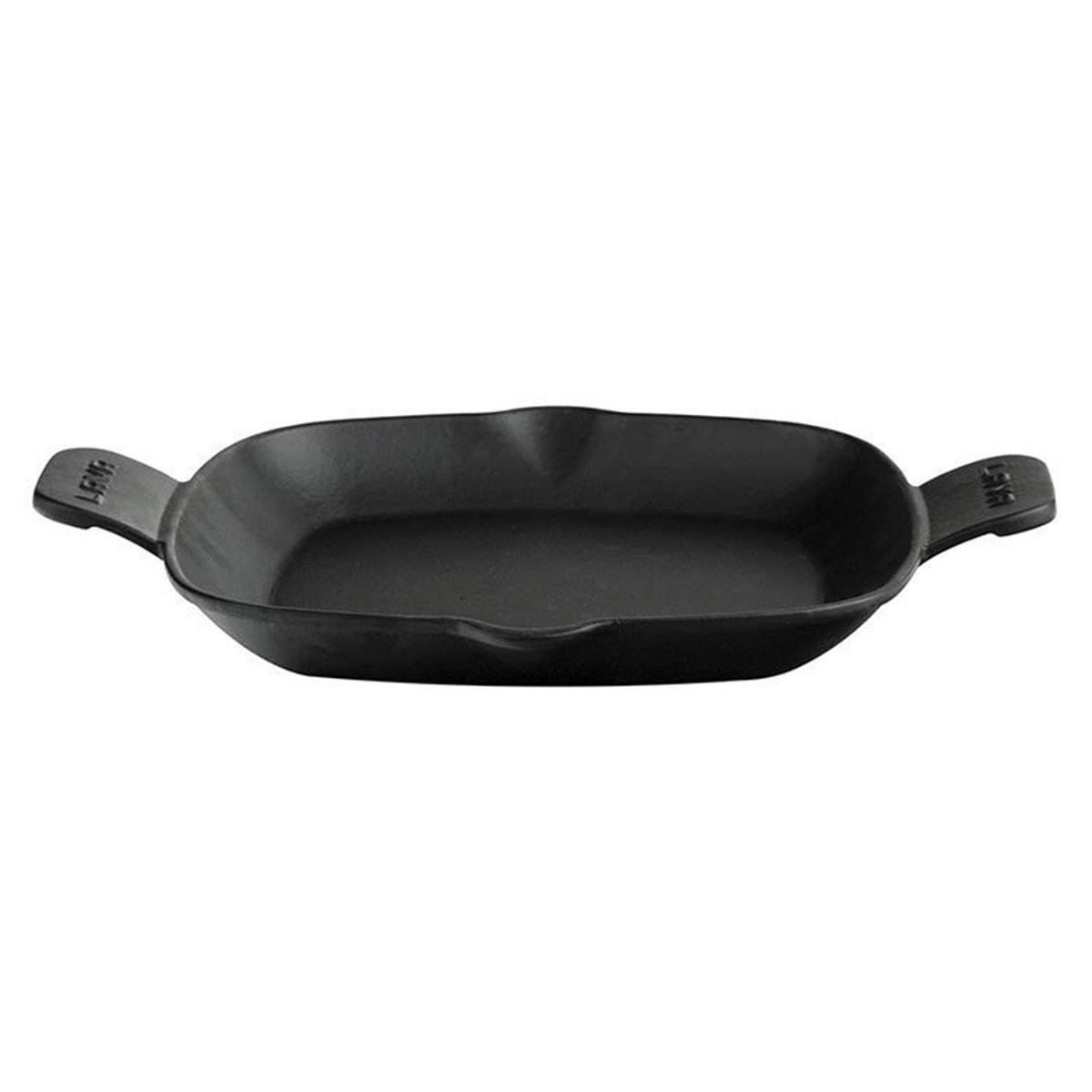 Lava Düz Zeminli Metal Kulplu Döküm Demir Tava 26x26 cmIzgara TavalarıLavaDüz Zeminli Metal Kulplu Döküm Demir Tava