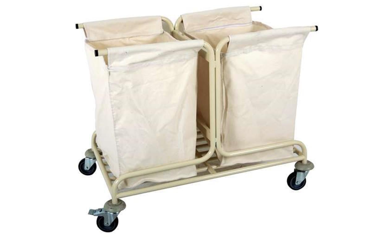 Ormel İki Torbalı Çamaşır ArabasıValiz ve Çamaşır Taşıma ArabalarıOrmelİki Torbalı Çamaşır Arabası