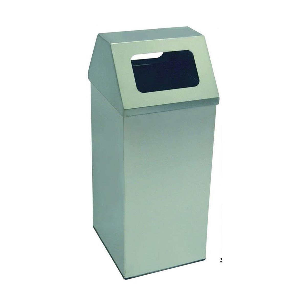 Arı Metal | Kare Kapaklı Çöp KovasıGenel Mekan Çöp KovalarıArı MetalKare Kapaklı Çöp Kovası
