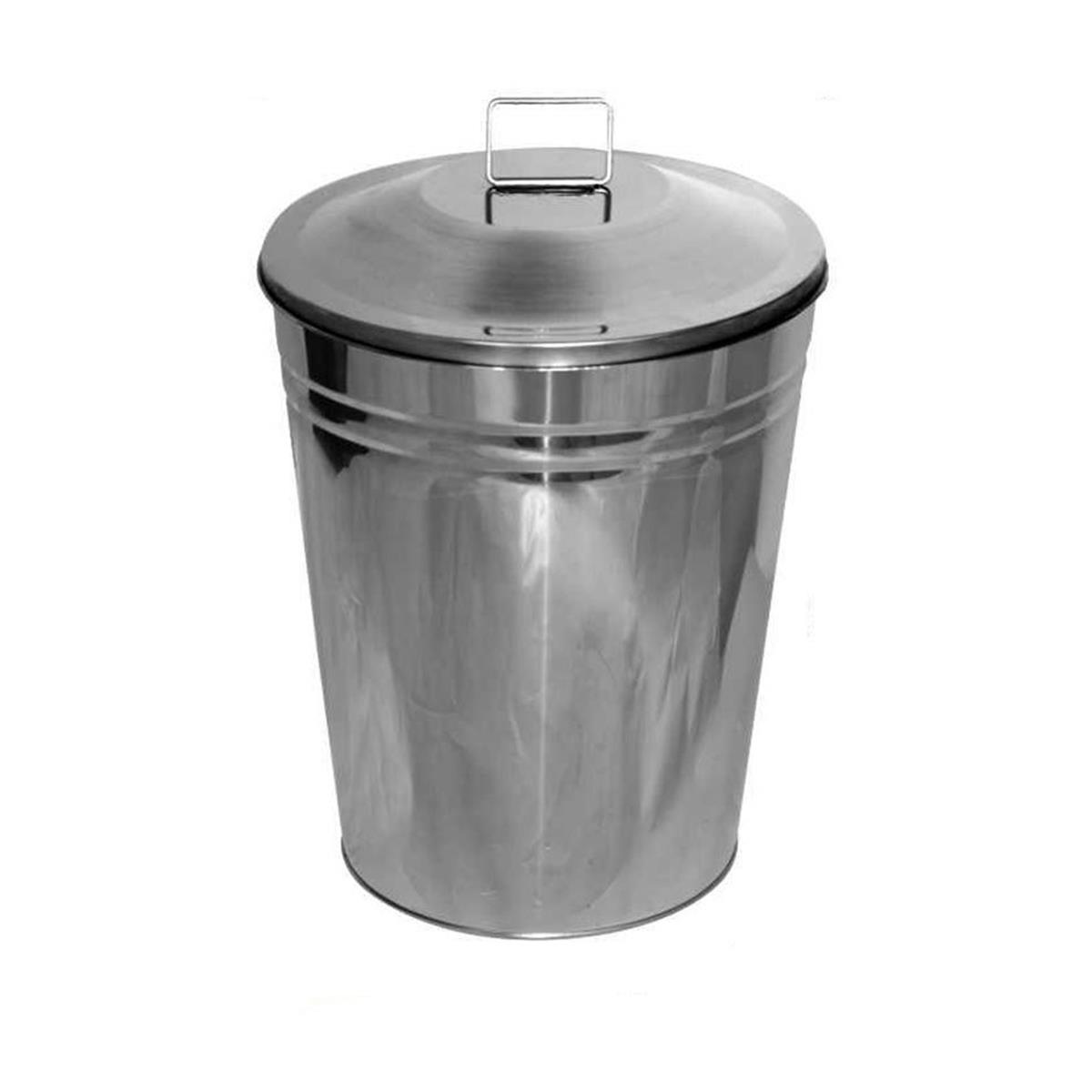 Arı Metal | Paslanmaz Manuel Kapaklı Çöp KovasıÇöp KovalarıArı MetalPaslanmaz Manuel Kapaklı Çöp Kovası