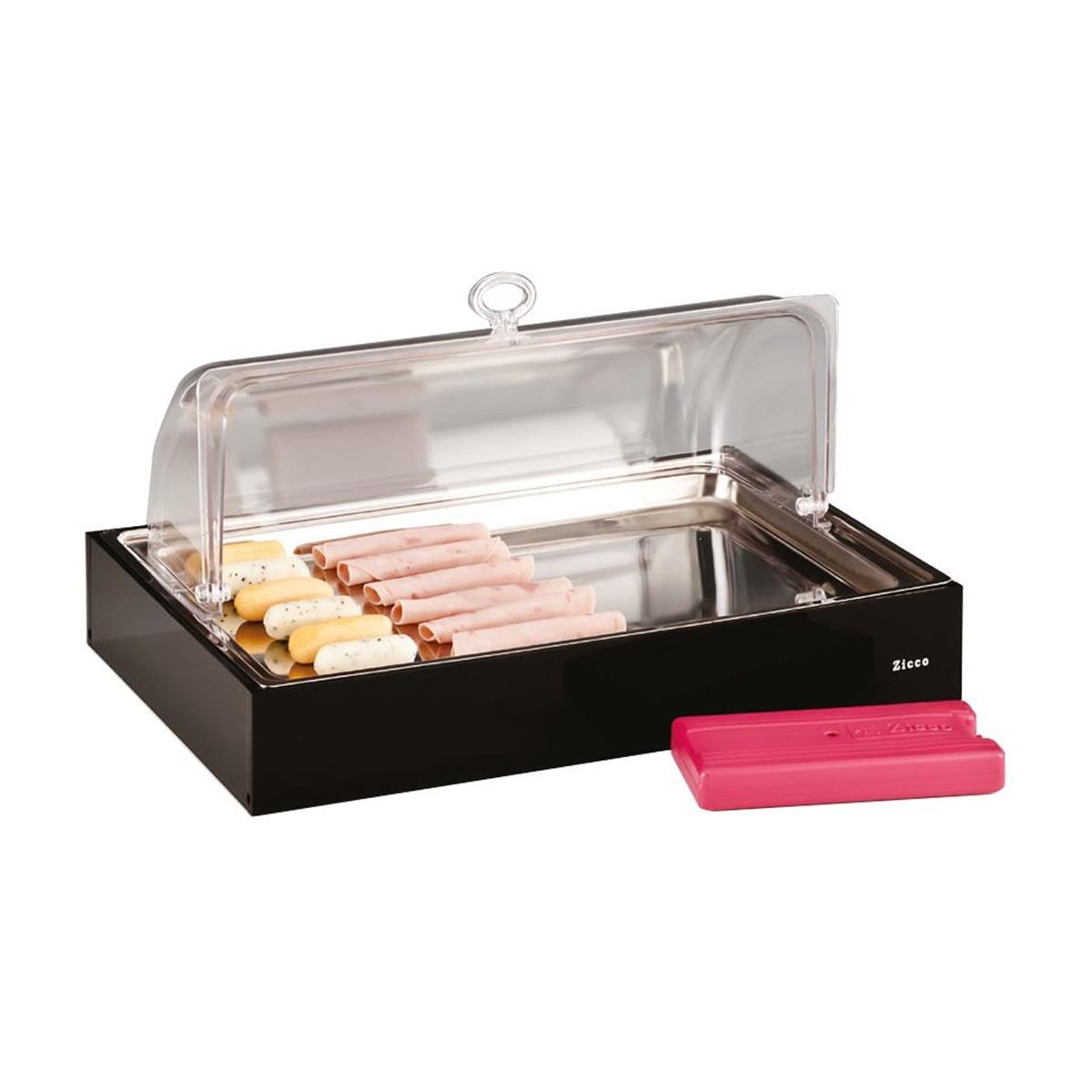 Zicco Polikarbonat Rolltop Kapaklı Soğutuculu Teşhir 45x30 cmPolikarbonZiccoPolikarbonat Rolltop Kapaklı Soğutuculu Teşhir