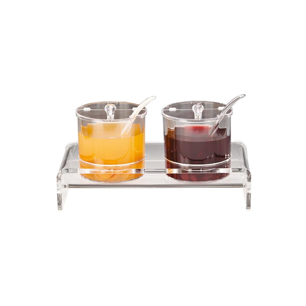 Zicco Polycarbonat Sosluk Reçellik Standı 19,5x38 cmPolycarbonatZiccoPolycarbonat Sosluk Reçellik Standı