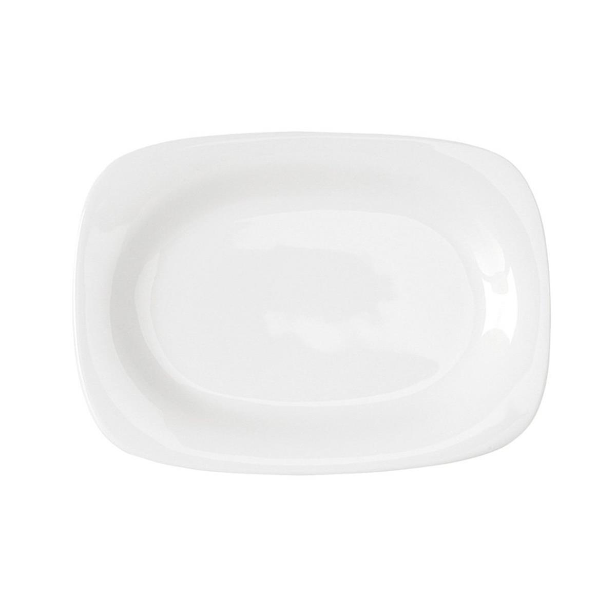 Porland Porselen | Paloma | Porselen Bantlı Kayık TabakPalomaPorlandPorselen Bantlı Kayık Tabak