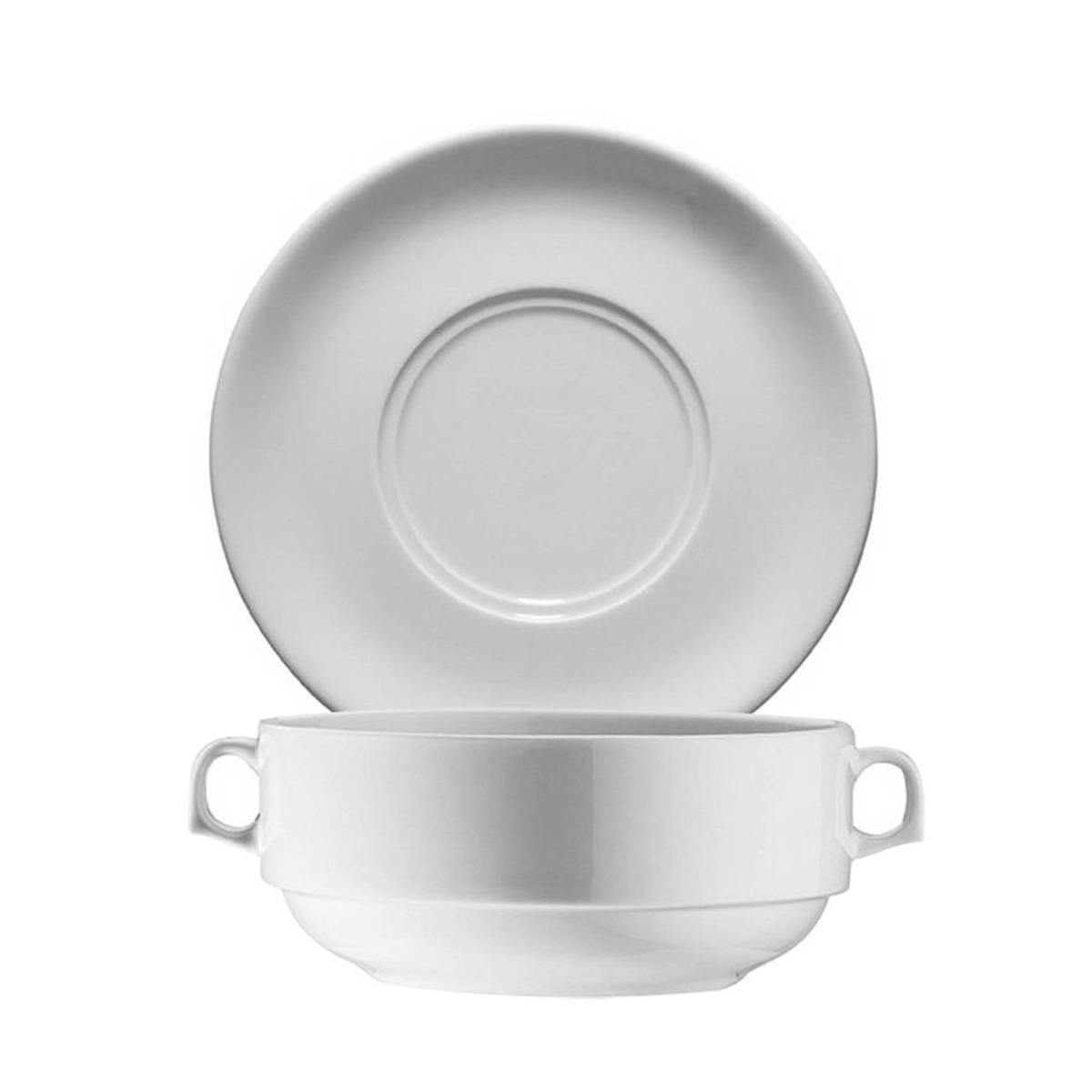 Kütahya Porselen | Ent | Porselen Konsome Kase ve TabağıEntKütahya PorselenPorselen Konsome Kase ve Tabağı