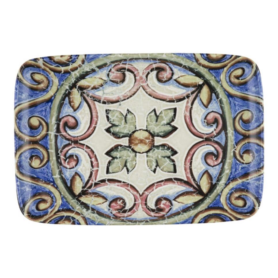 AmalfiID FinePorser Amalfi Quadro Dikdörtgen Tabak 37 cm