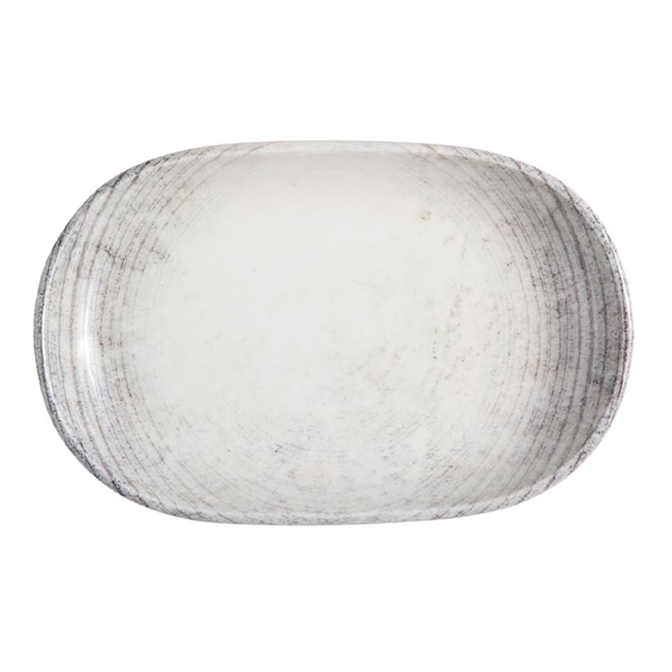 FumeID FinePorser Fume Oval Kayık Tabak 23 cm