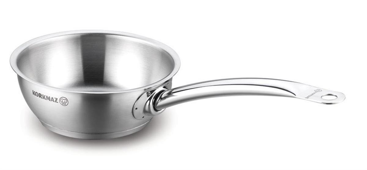 Korkmaz | Proline Paslanmaz Çelik Satin Sote TavaÇelik TavalarKorkmazProline Paslanmaz Çelik Satin Sote Tava
