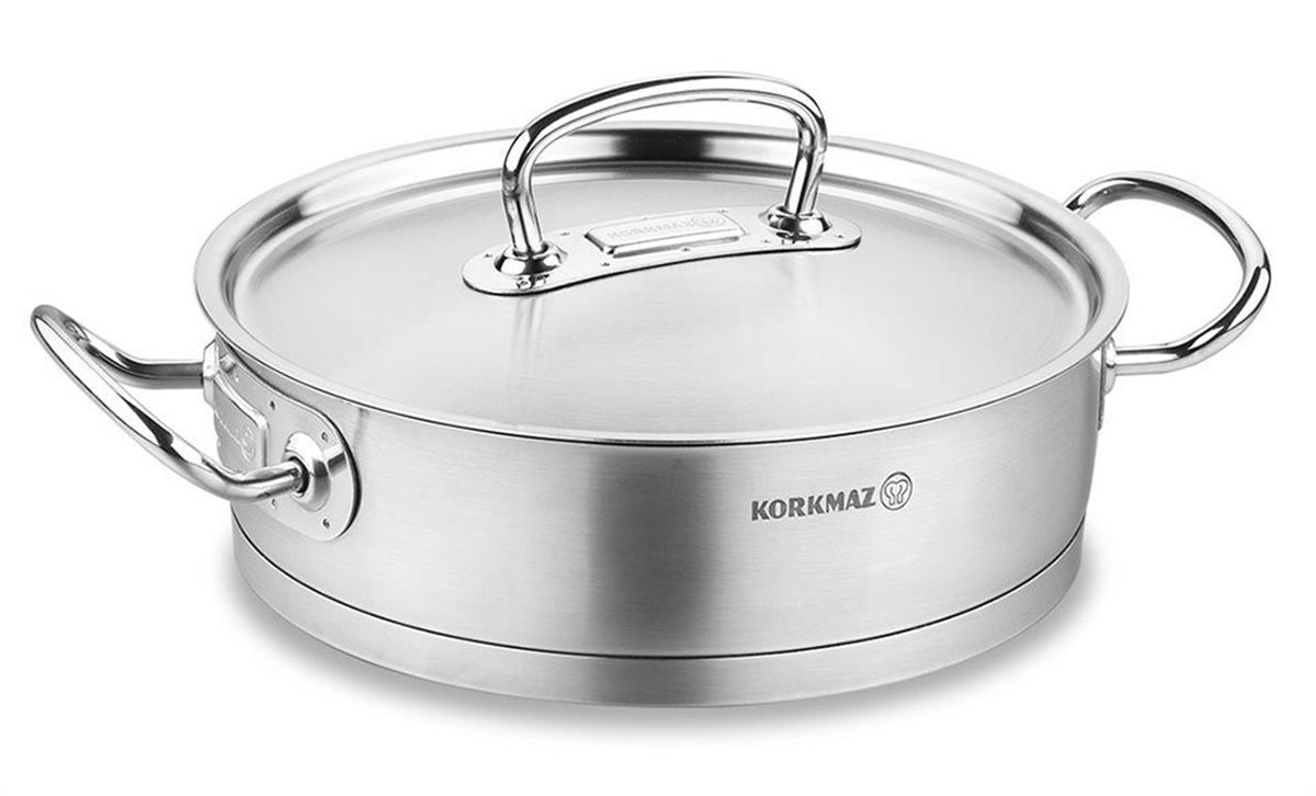Korkmaz | Proline Satin Paslanmaz Çelik Sote TencereTencerelerKorkmazProline Satin Paslanmaz Çelik Sote Tencere
