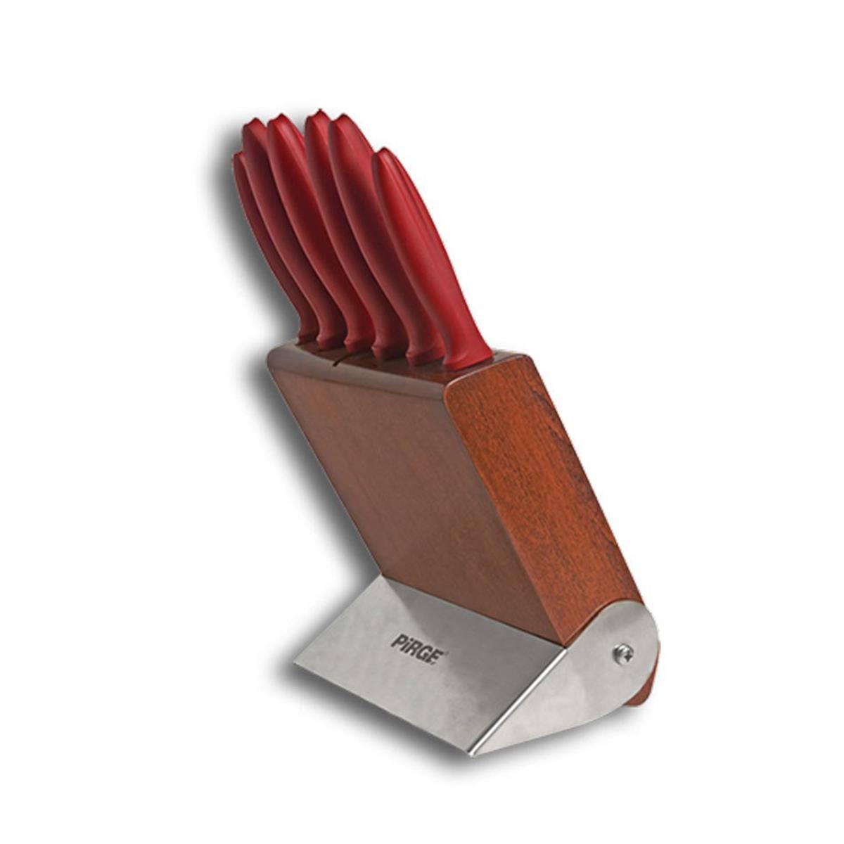 Pirge Pure Line Bloklu Bıçak SetiBıçak SetleriPirgePure Line Bloklu Bıçak Seti