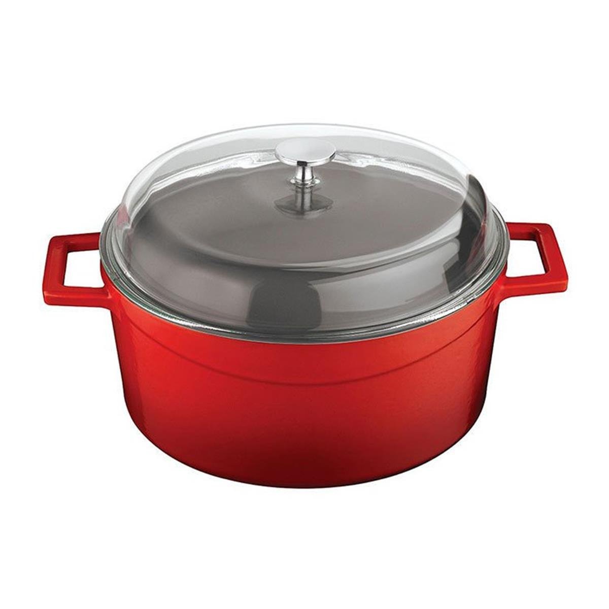 Lava Glaze Yuvarlak Döküm Demir Tencere 24 cmDöküm TencerelerLavaYuvarlak Döküm Demir Tencere