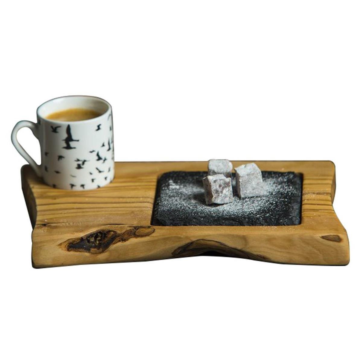 Mat | Ahşaplı Ürünler | Zeytin & Kare Kayrak - Küçük BoyKayrakMat For HomeZeytin & Kare Kayrak - Küçük Boy