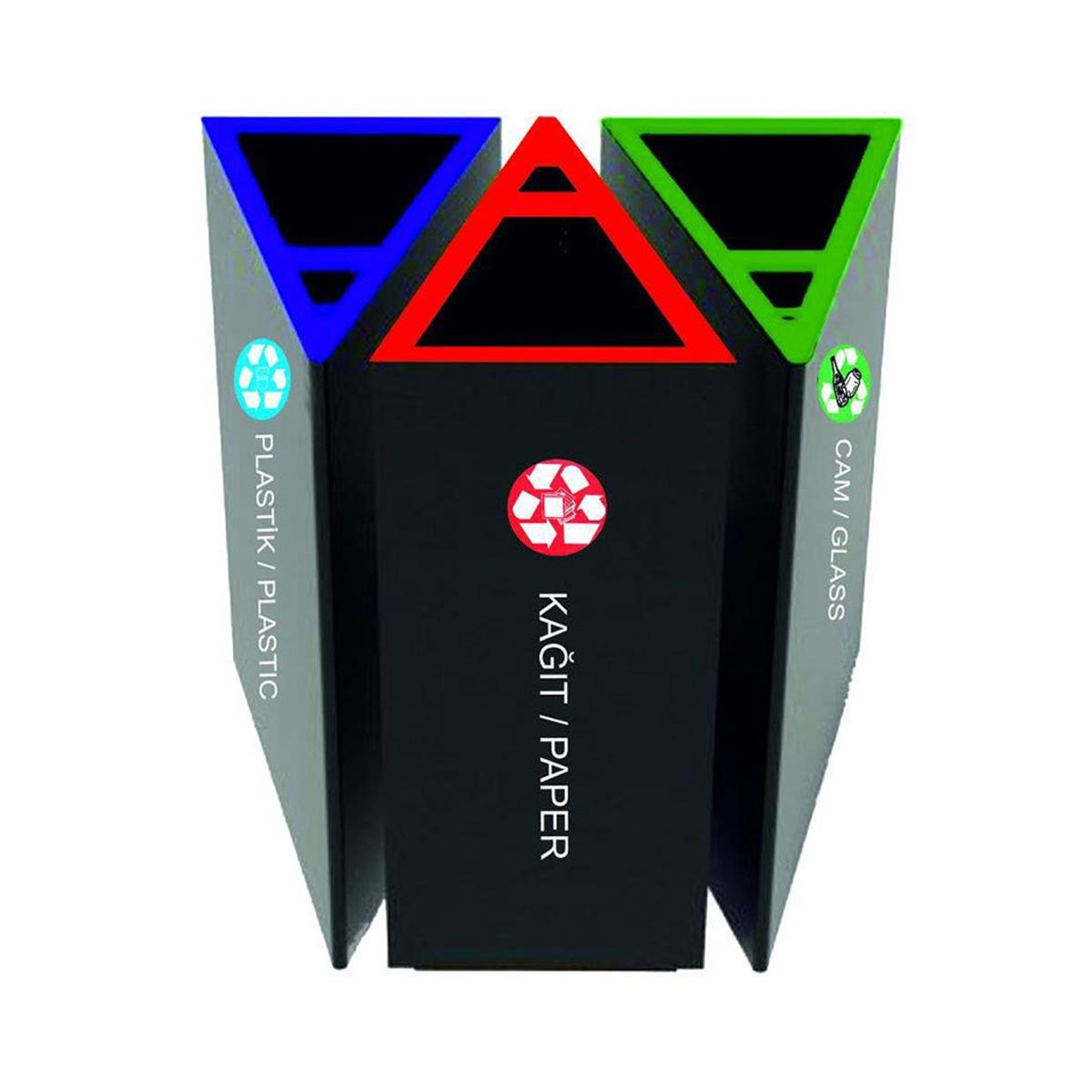 Arı Metal | 3'lü Geri Dönüşüm KutusuGeri DönüşümArı Metal3'lü Geri Dönüşüm Kutusu