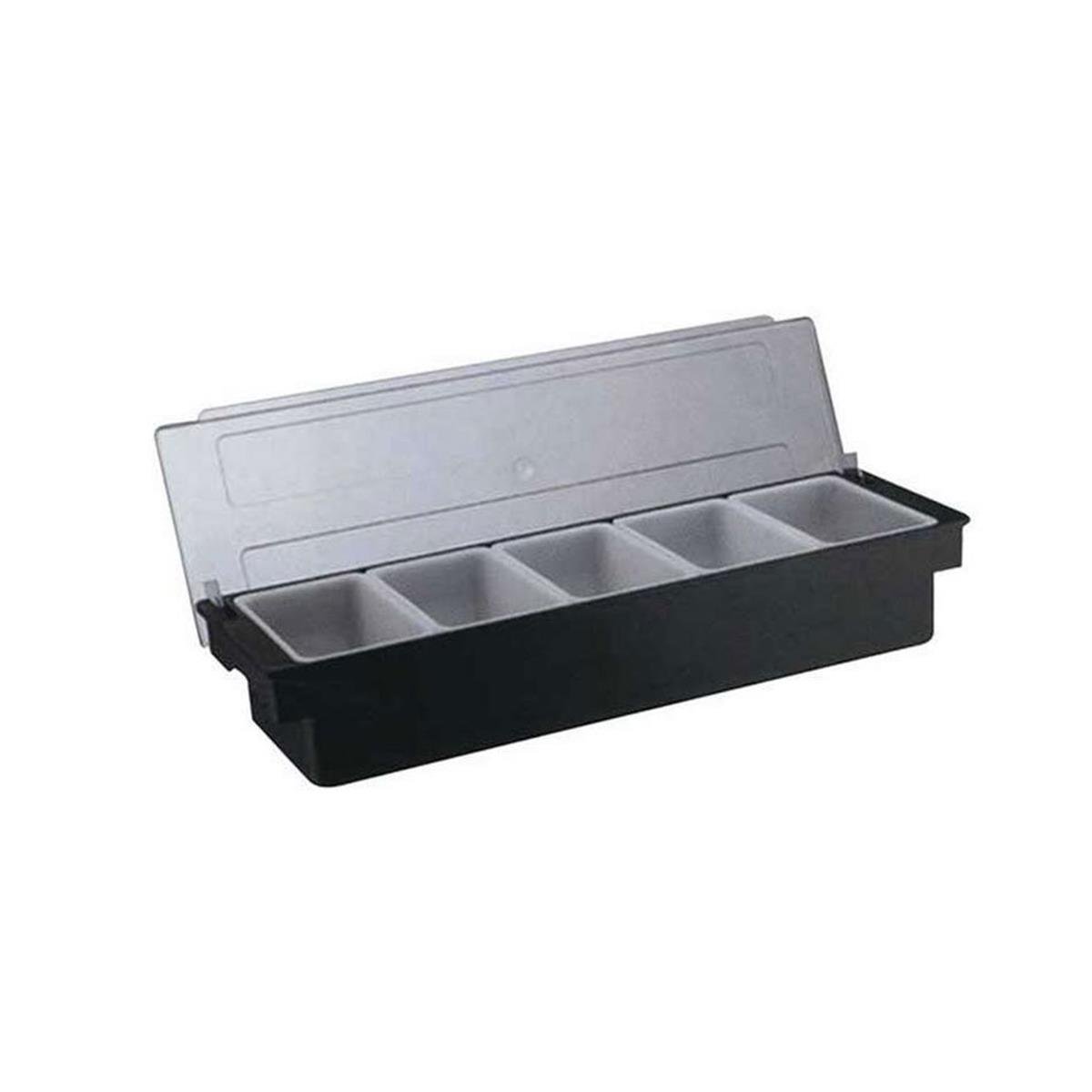 Biradlı 5'li Polikarbon Kapaklı Bar KonteynerBar Lastiği Konteyner ve SosluklarBiradlı5'li Polikarbon Kapaklı Bar Konteyner