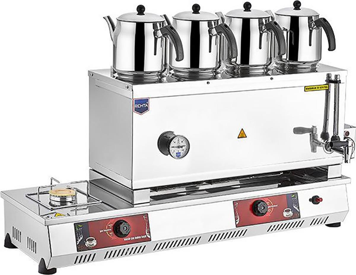 Remta | 85 Model 4 Demlikli Gazlı (CE) + Elektrikli Çay Ocağı 58 lt N14(E)Çay Kazanları ve Kahve MakinalarıRemta85 Model 4 Demlikli Gazlı (CE) + Elektrikli Çay Ocağı 58 lt N14(E)