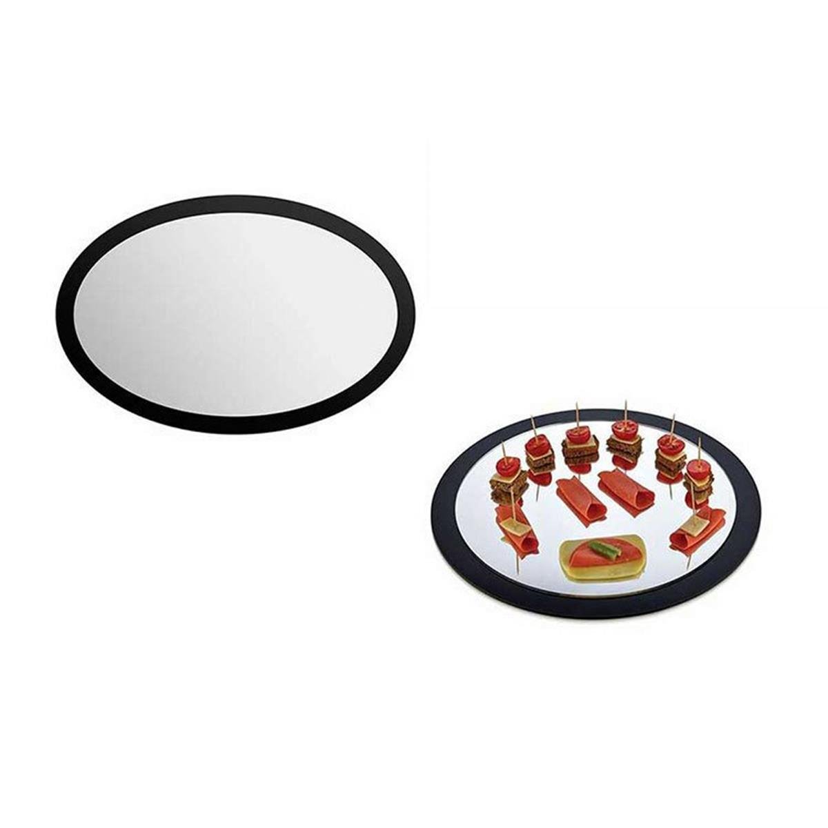 Biradlı Açık Büfe Pleksi Aynalı Teşhir Standı Elips 40x60 mmAynalıBiradlıAçık Büfe Pleksi Aynalı Teşhir Standı Elips