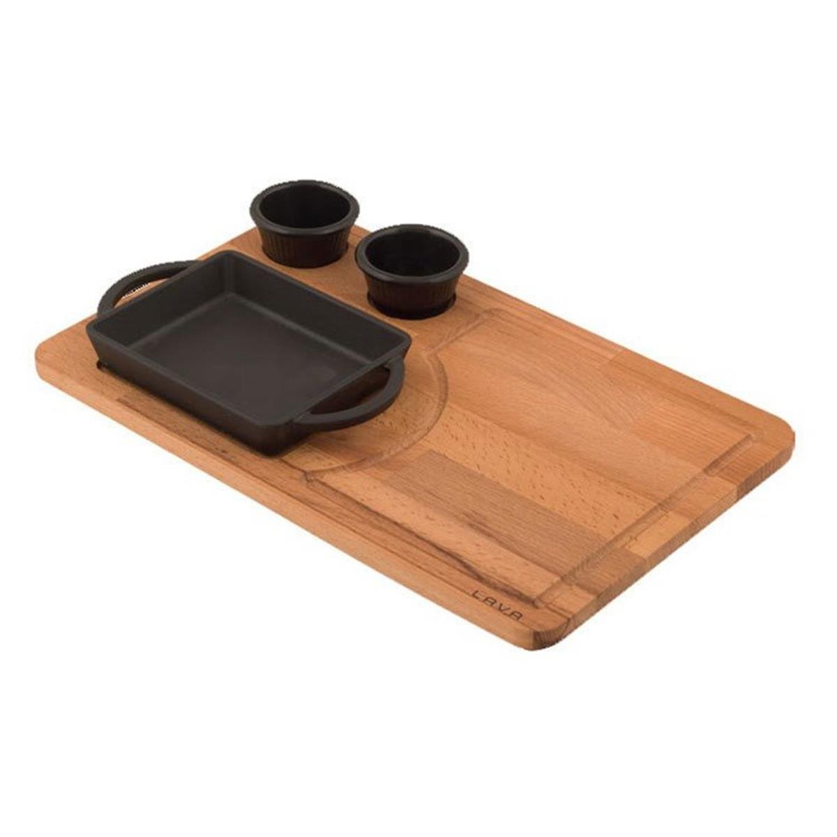 Lava Ahşap Altlıklı Dikdörtgen Kulplu Tabak 12x15 cmKayın AğacıLavaAhşap Altlıklı Dikdörtgen Kulplu Tabak