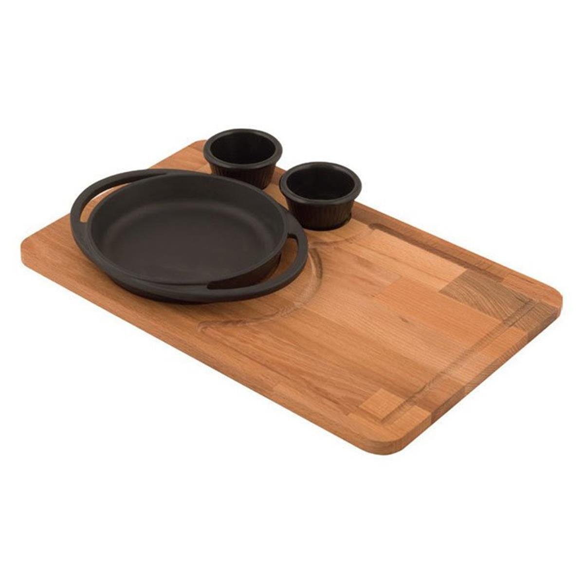 Lava Ahşap Altlıklı Yuvarlak Kulplu Tava 16 cmKayın AğacıLavaAhşap Altlıklı Yuvarlak Kulplu Tava