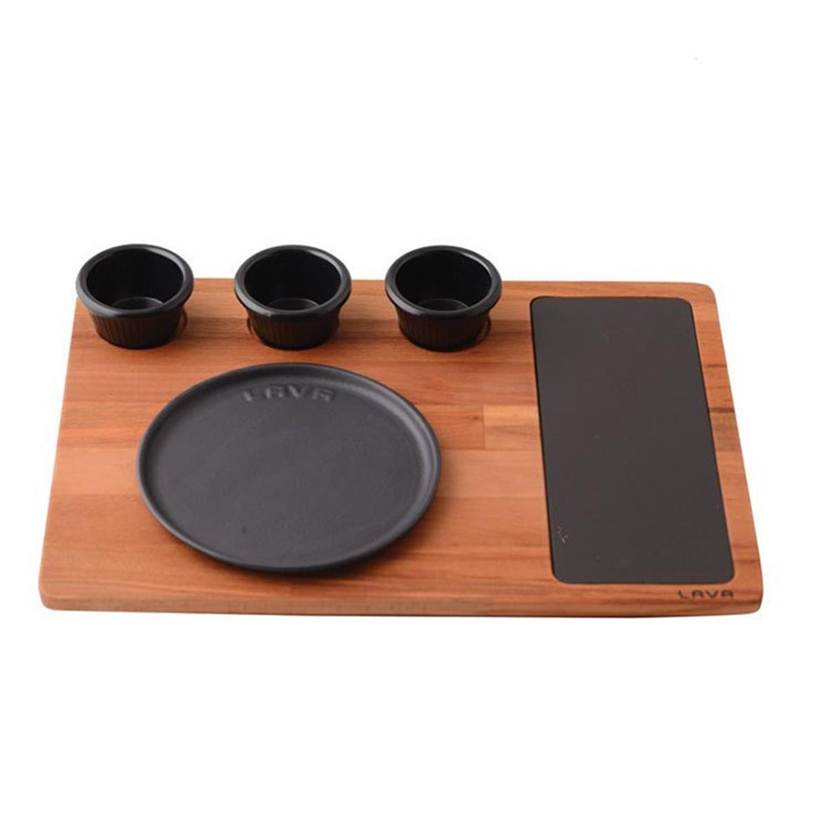 Lava Ahşap Altlıklı Yuvarlak Servis Tabağı Porselen Plaka 17 cmFajita, Hotplate ve Döküm TabaklarLavaAhşap Altlıklı Yuvarlak Servis Tabağı Porselen Plaka