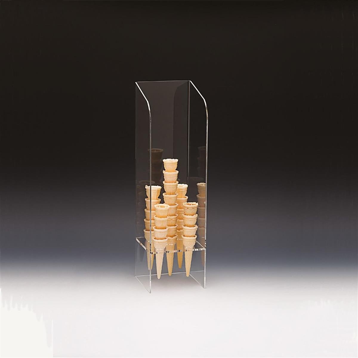 Zicco Akrilik Dondurma Külahlık 14x14 cmKülahlıklar ve Dondurma Servis StantlarıZiccoAkrilik Dondurma Külahlık