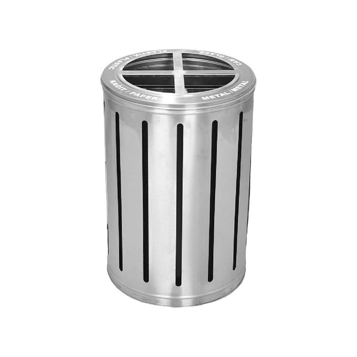 Toros Metal Atık Kutusu 4'lü 90 lt 304 KaliteGeri DönüşümToros MetalAtık Kutusu 4'lü