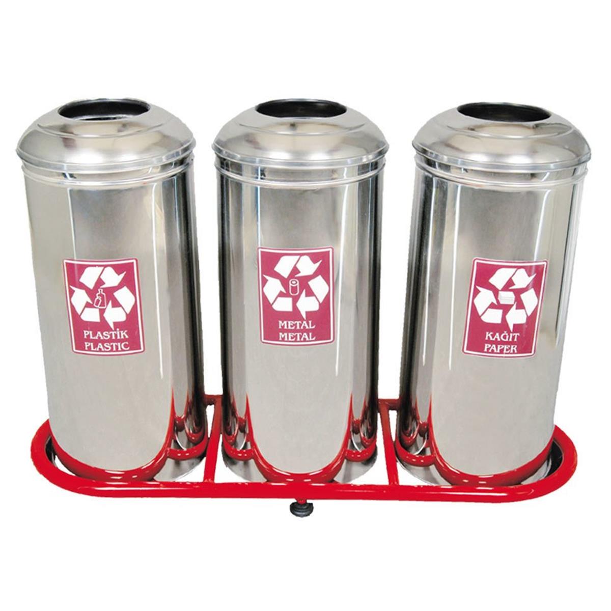 Toros Metal Atık Kutusu Standı 430 KaliteGeri DönüşümToros MetalAtık Kutusu Standı
