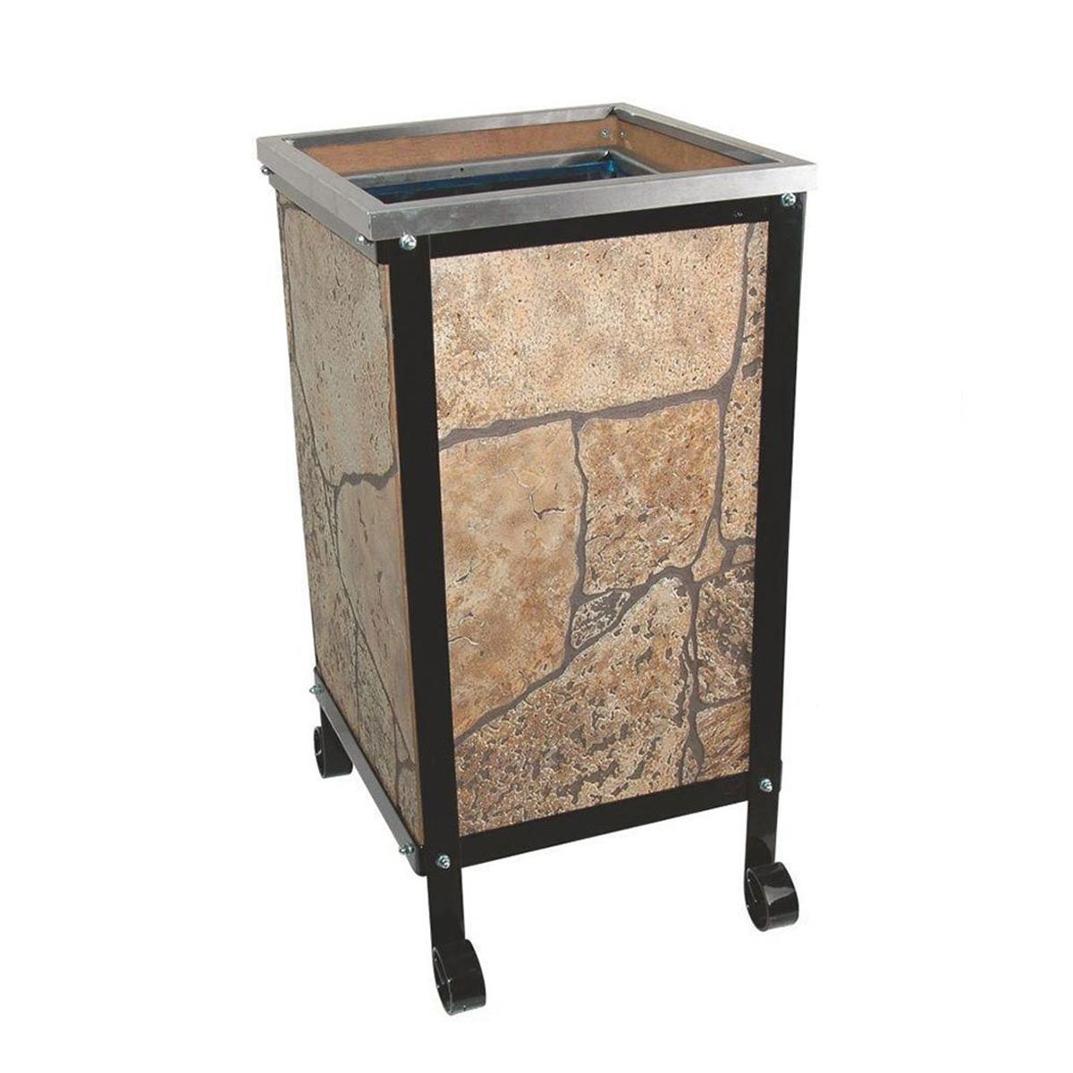 Arı Metal | Çöp Kovası Ahşaplı KareBahçe Çöp KovalarıArı MetalÇöp Kovası Ahşaplı Kare