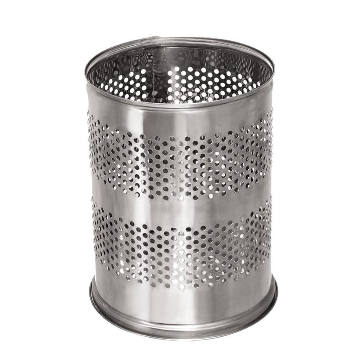 Toros Metal Delikli Çöp Kovası 14 lt 430 KaliteÇöp KovalarıToros MetalDelikli Çöp Kovası