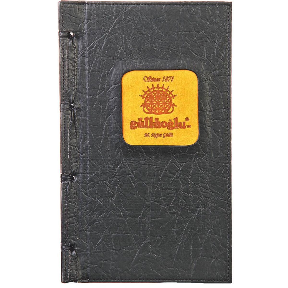 Stark Menü | Bağcıklı Deri PencereliMenü ve SümenlerStark MenüDeri Pencereli Bağcıklı Model