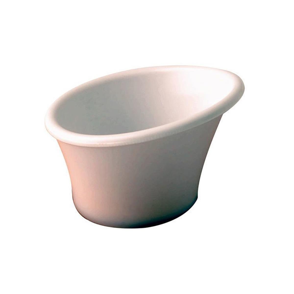 Lava Isıya Dayanıklı Melamin Eğimli Sos Kabı BeyazMelaminLavaIsıya Dayanıklı Melamin Eğimli Sos Kabı Beyaz