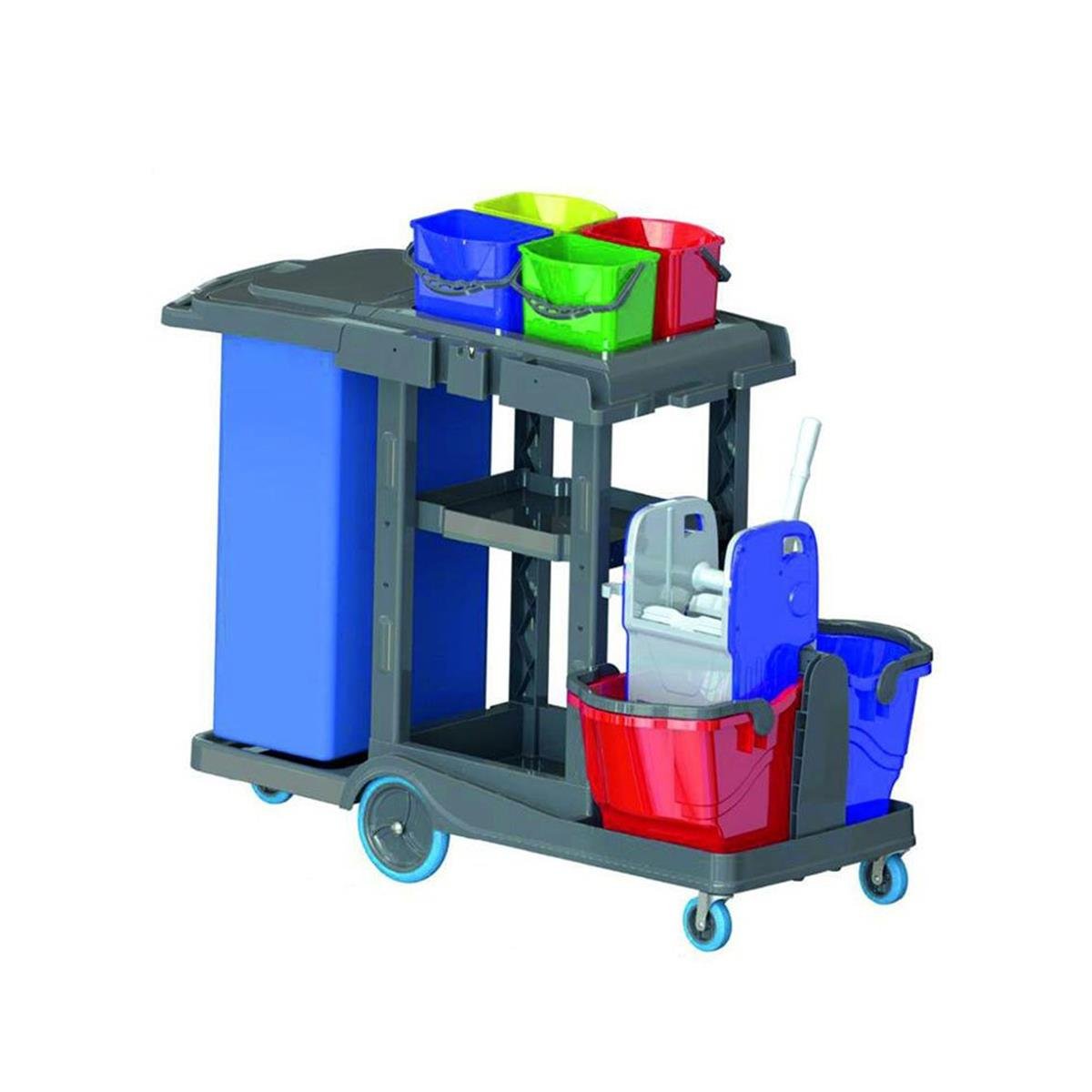 Arı Metal | Kat Temizlik Arabası PressliTemizlik ArabalarıArı MetalKat Temizlik Arabası Pressli