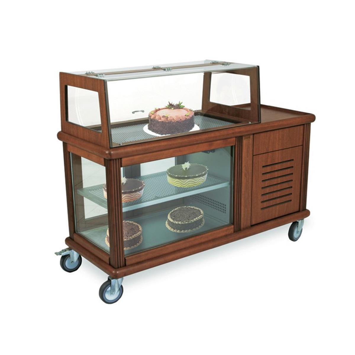 Ormel Motor Soğutmalı Pasta Teşhir ArabasıCamekanlı Servis ÜniteleriOrmelMotor Soğutmalı Pasta Teşhir Arabası