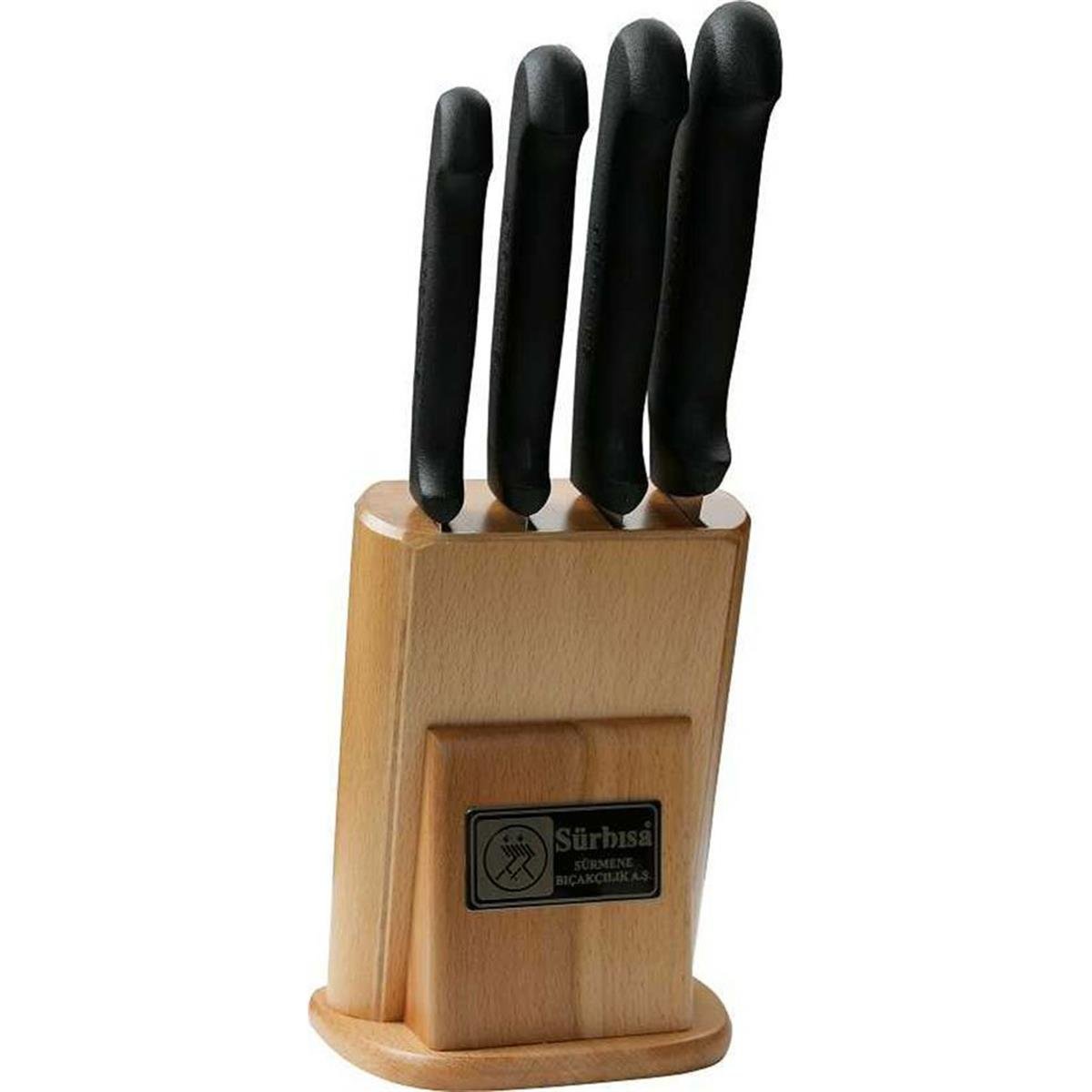 Sürbisa Naturel Ahşaplı Mutfak Bıçak SetiBıçak TakımlarıSürbisaNaturel Ahşaplı Mutfak Bıçak Seti