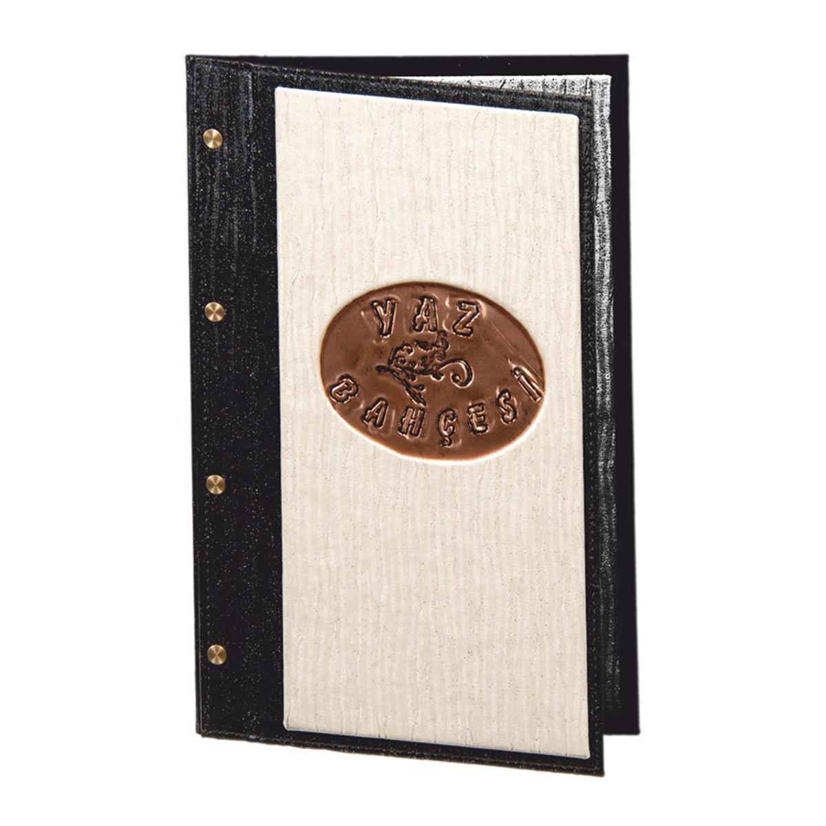 Stark Menü | Plato Vidalı Bakır & Alüminyum Pencereli Üst Model MenüMenü ve SümenlerStark MenüPlato Vidalı Bakır & Alüminyum Pencereli Üst Model Menü