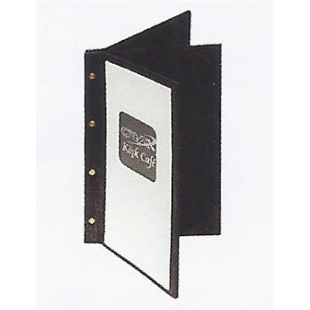 Stark Menü | Plato Vidalı Deri Pencereli Üst Model MenüMenü ve SümenlerStark MenüPlato Vidalı Deri Pencereli Üst Model Menü