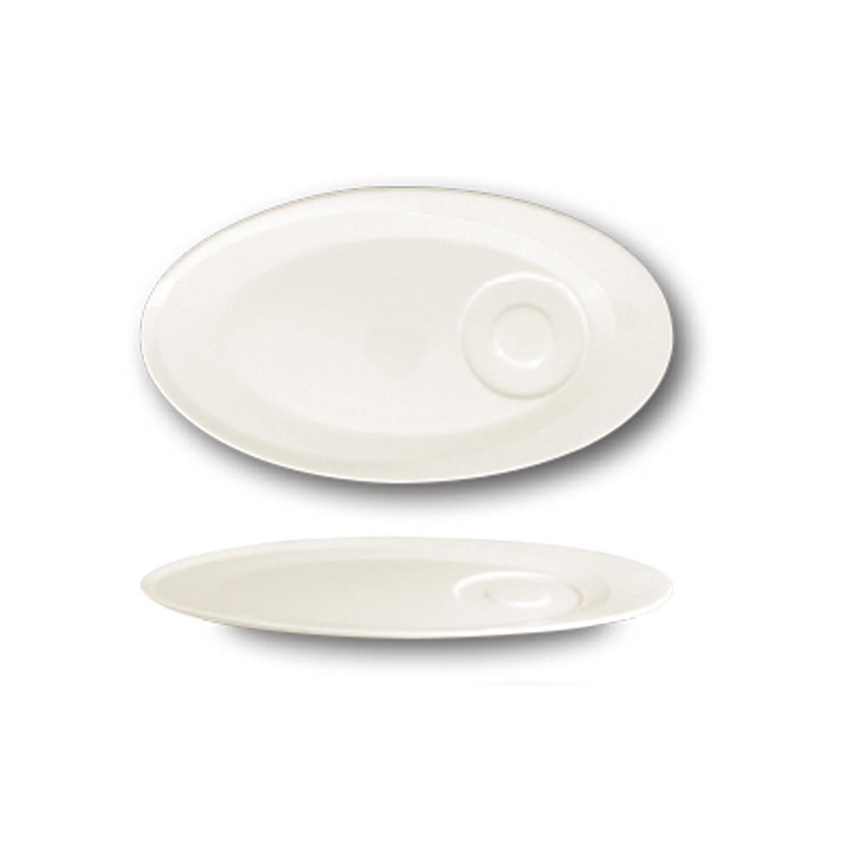 Paşabahçe | Giro | Porselen 2 Bölmeli Oval TabakGiroPaşabahçe PorselenPorselen 2 Bölmeli Oval Tabak