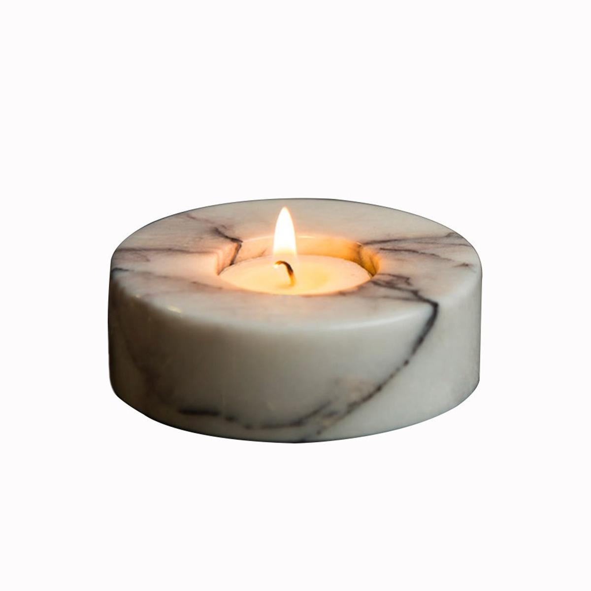 Mat | Lilla Mermer Serisi | Silindir Mumluk - Küçük BoyMermerMat For HomeSilindir Mumluk - Küçük Boy