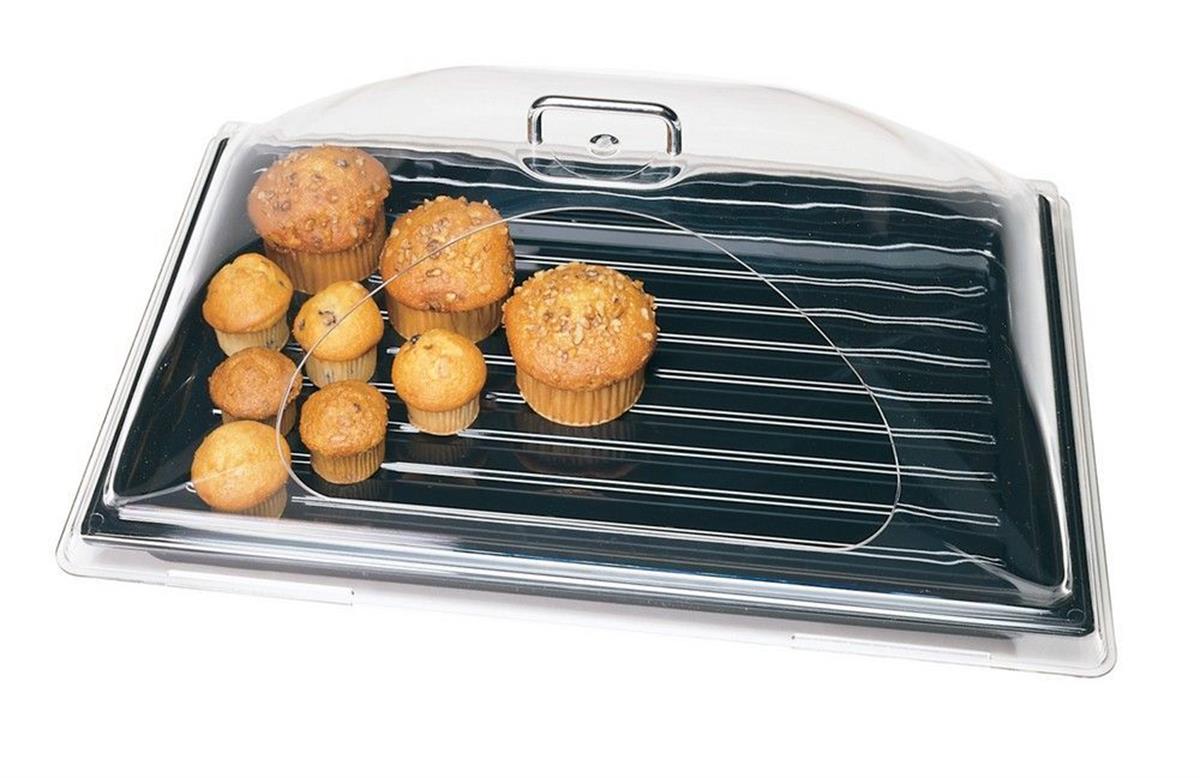 Teşhir TepsileriCambroYandan Açık Kubbe Kapak