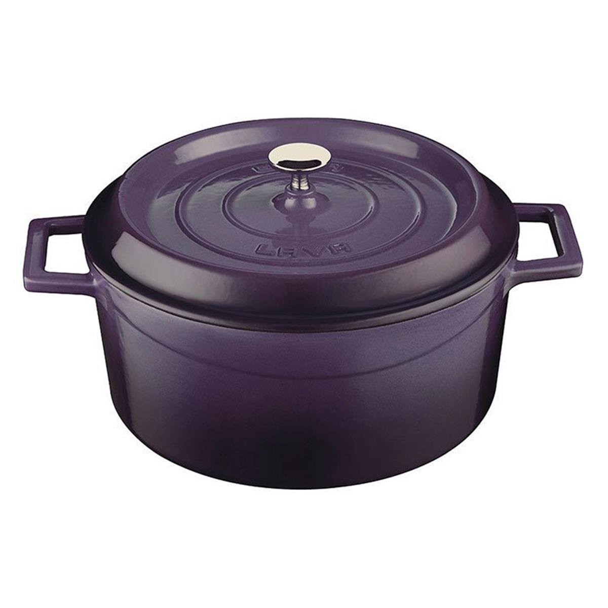 Lava Trendy Yuvarlak Döküm Demir Tencere 24 cmDöküm TencerelerLavaYuvarlak Döküm Demir Tencere