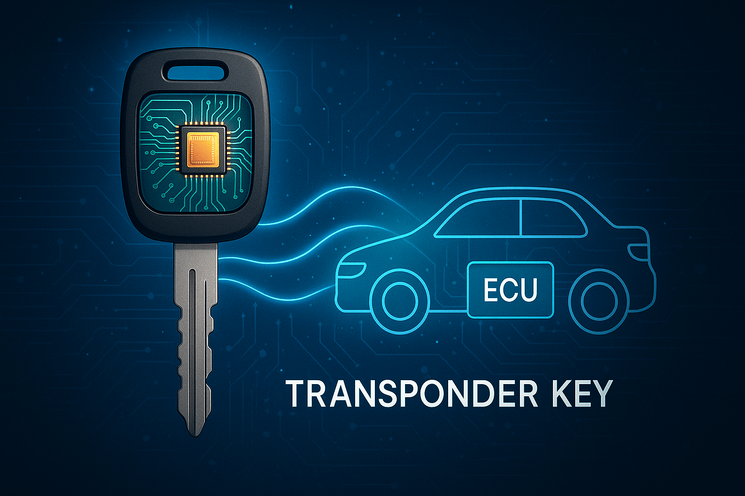 Transponder Çipli Araba Anahtarı