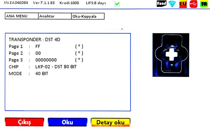 TOYOTA G CHIP KOPYALAMAK İÇİN/ Kia/Hyundai DST 80 ANAHTAR KOPYALAMAK İÇİN
